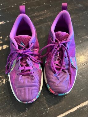 Giannis Antetokounmpo Nike Kids Purple Lace-Up Sneakers